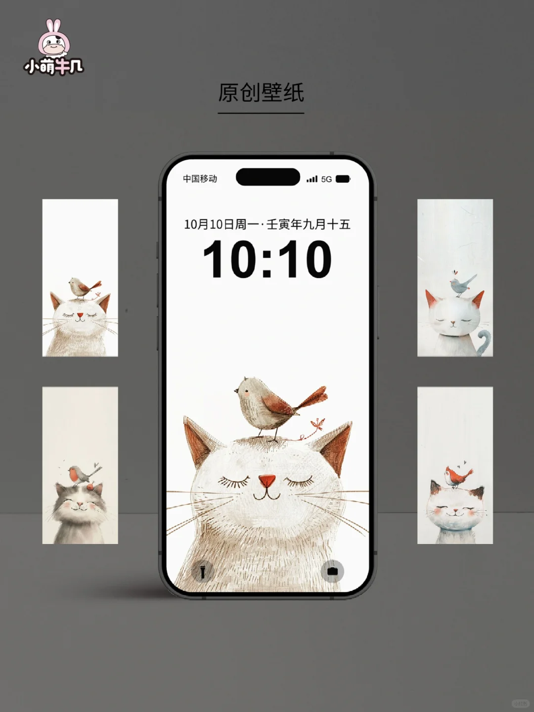 壁纸原创｜治愈系猫咪🐱｜🉑授权