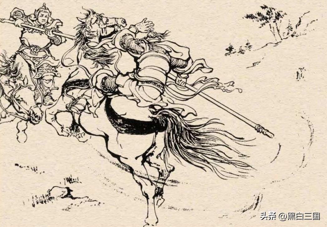 在这场单挑开始之前，刘备曾说道“此必千里马也。”他的话刚说完，己方阵中就冲出一名