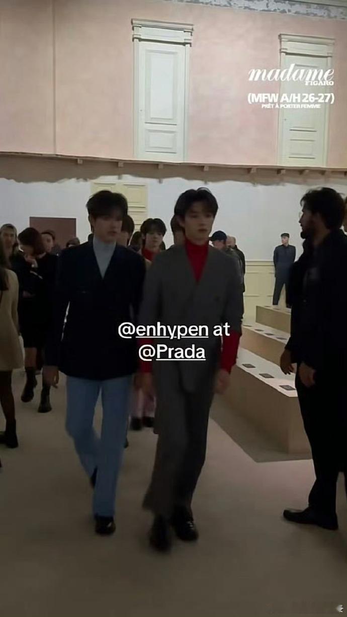 Top又被认成了enhypen Top又被外媒认成enhypen了