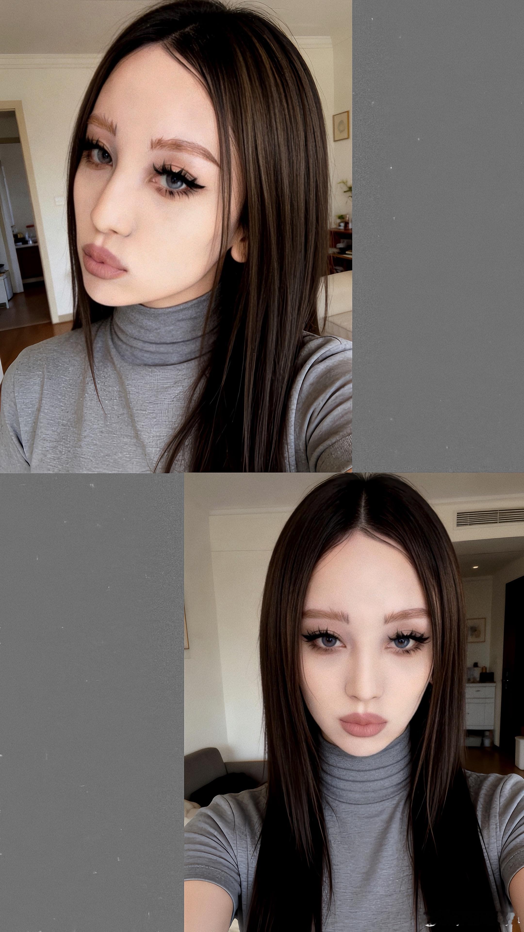 🩶🩶🩶🩶🩶美瞳自拍妆容分享