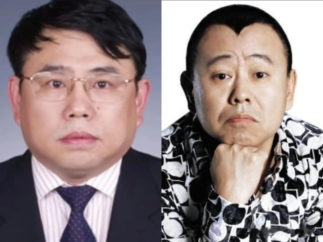 网传这是兄弟俩，左边的叫“潘长河”。

意思是“江河日下，人心不古”！

我查询