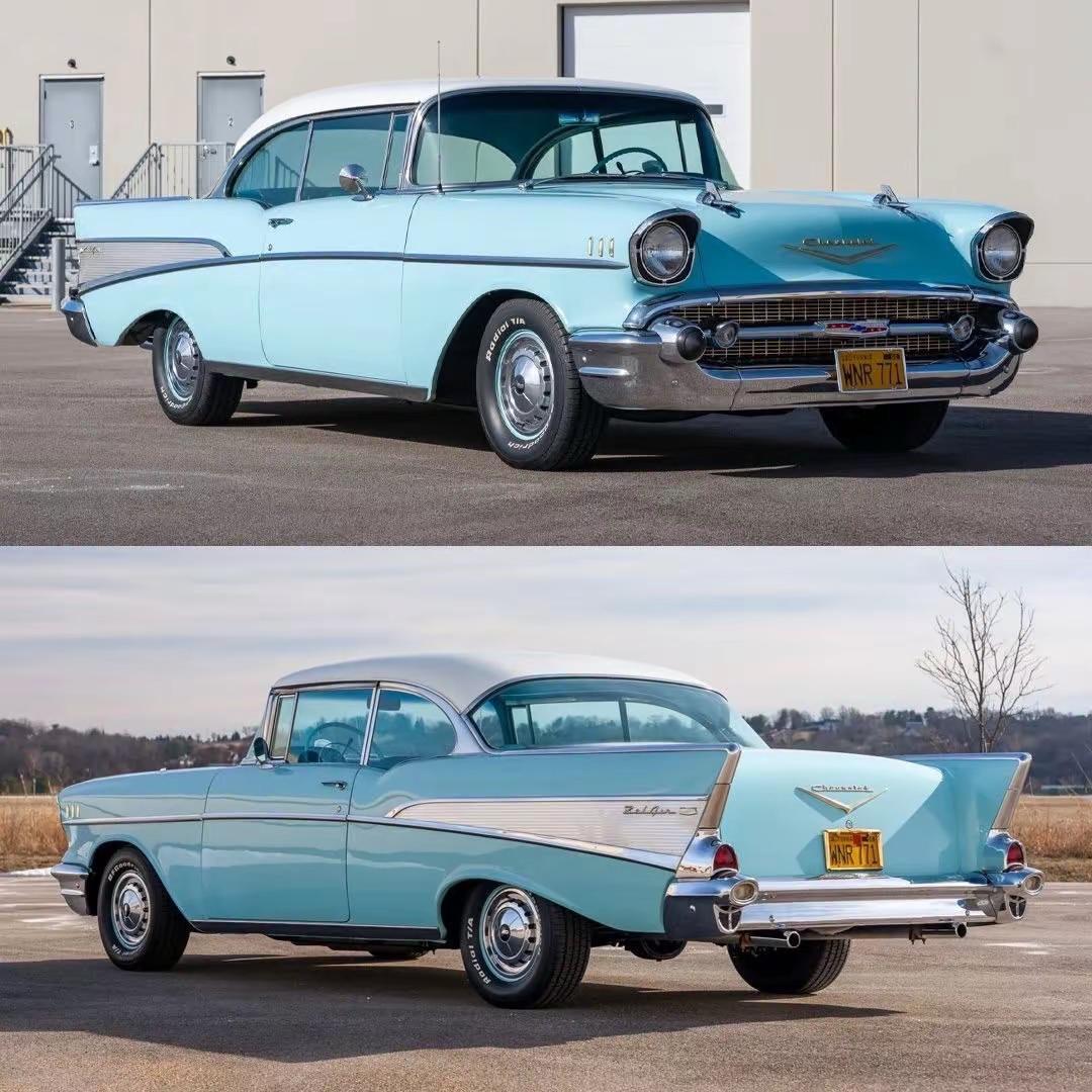 1957 年，雪佛兰以 Bel Air 两门硬顶揭开美国汽车黄金年代的又一章。那