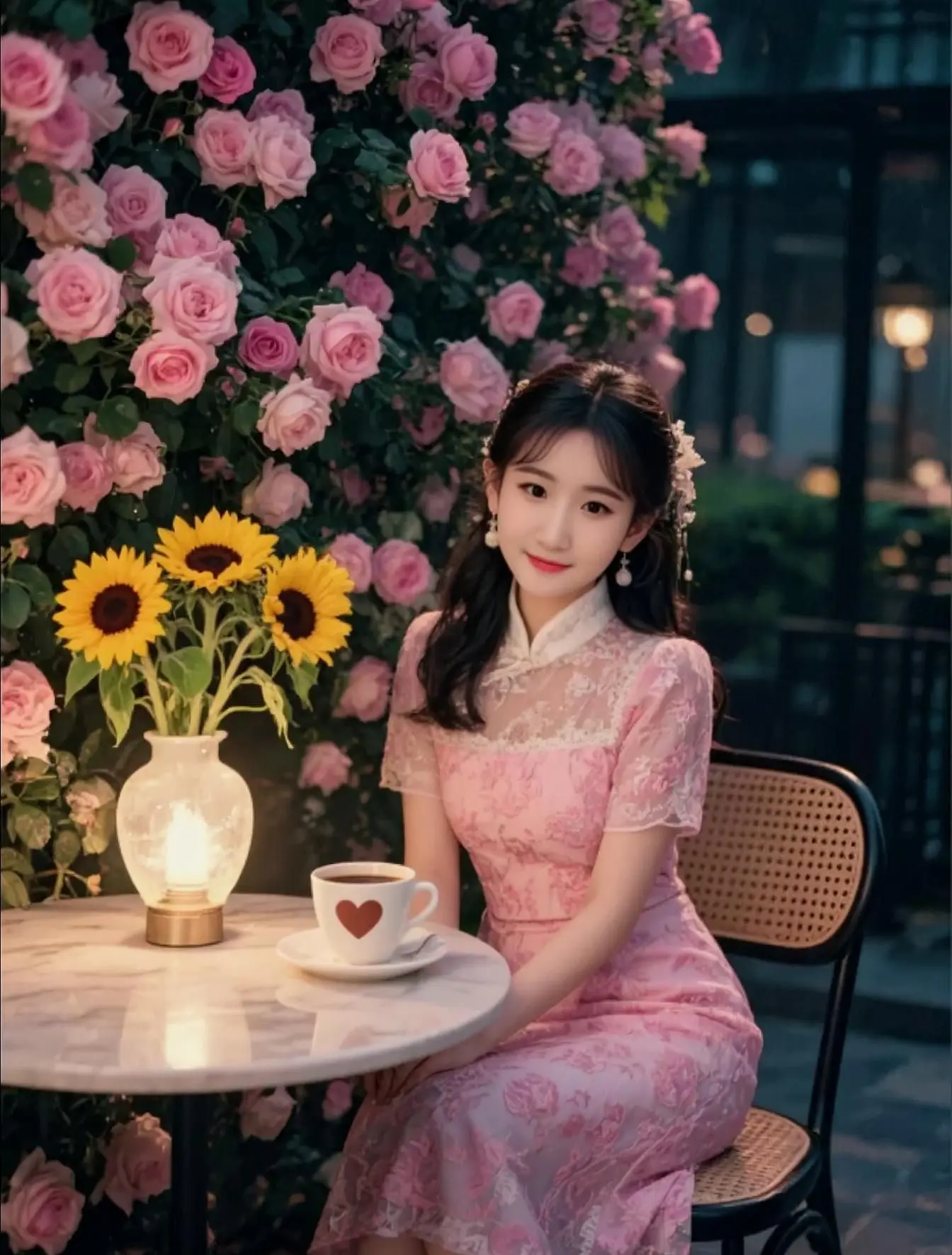 AI夜花写真 ai创作