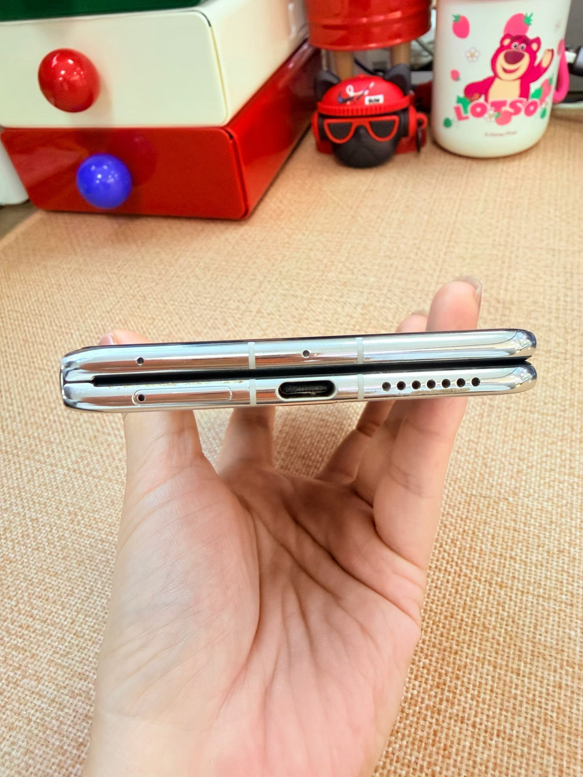 精品二手机华为X6典藏版16+1T灰电池效率90%，内外屏幕完美，边框磕碰国行纯