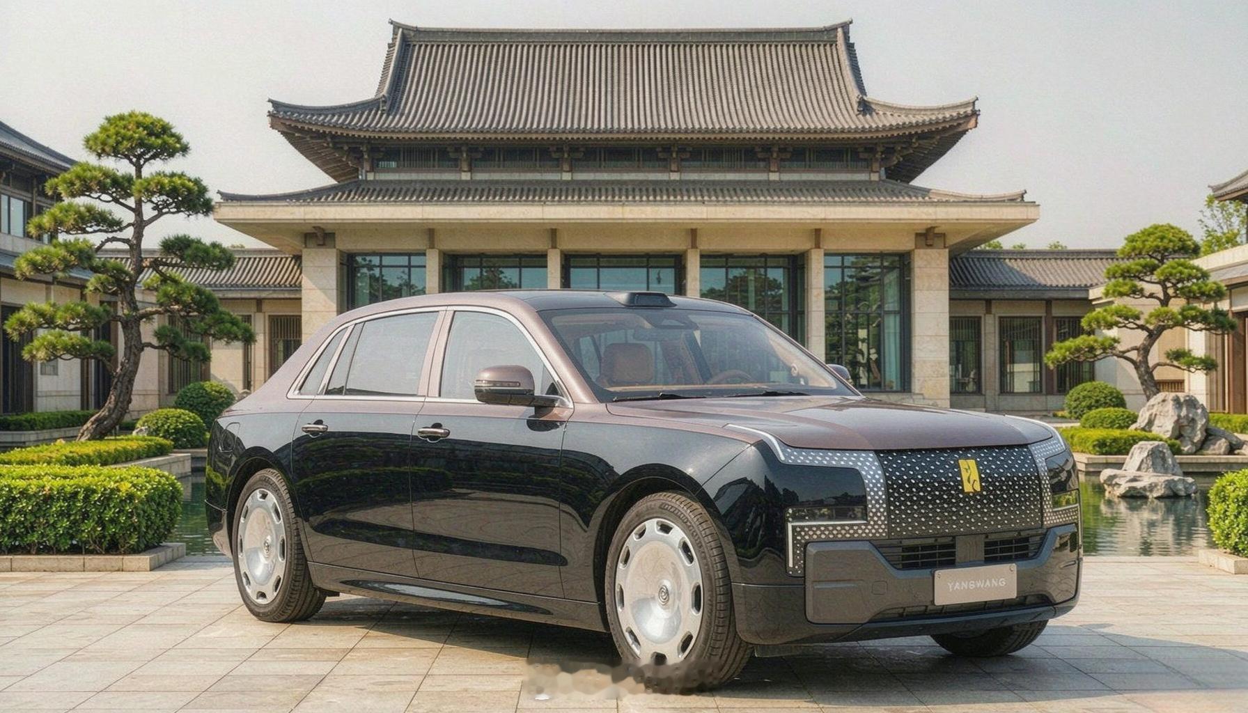 全新仰望旗舰轿车UX渲染图  我做了一组全新仰望行政级旗舰轿车UX渲染图，搭配了