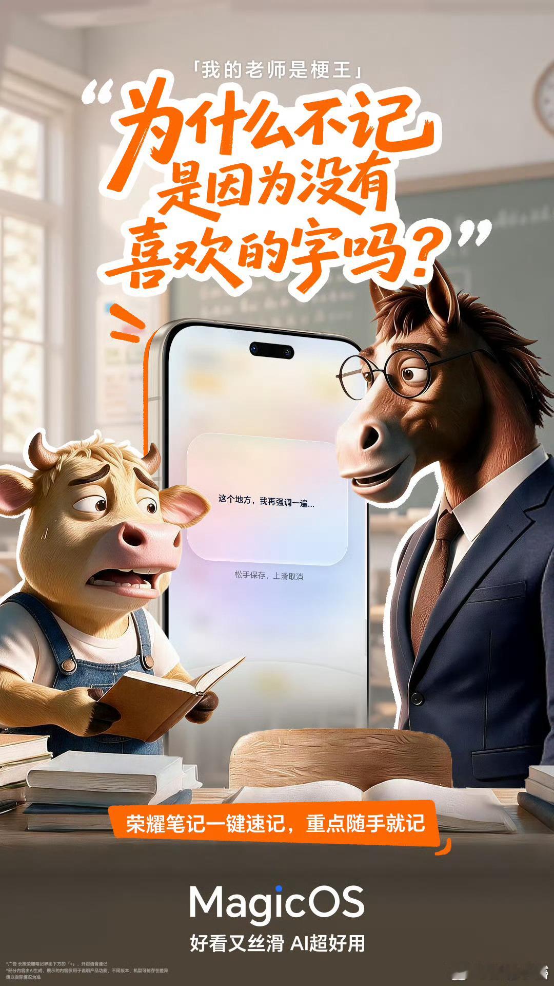 MagicOS月月新MagicOS好看又丝滑AI超好用 ​​​遇到梗王老师，课堂