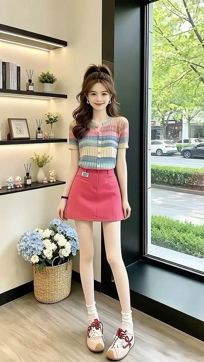 多巴胺套装 小个子穿搭 洋气减龄