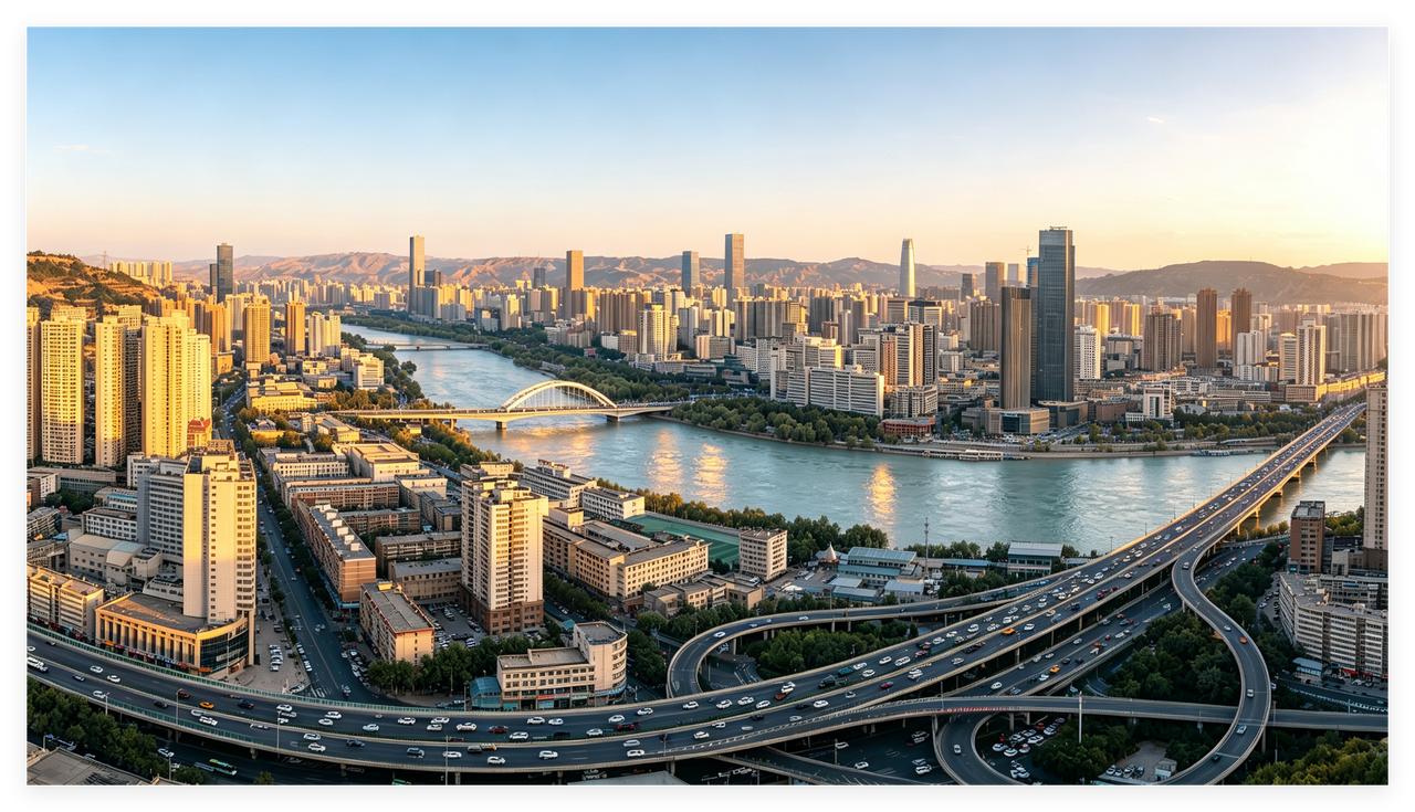 按照国家城市规模划分标准，城区常住人口100万‑500万即为大城市，兰州城区人口
