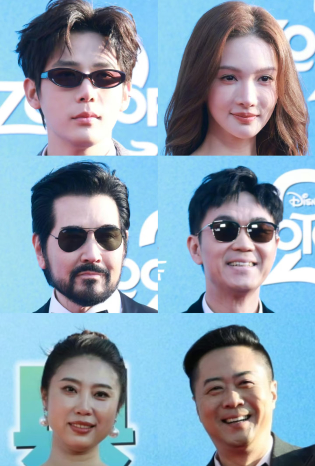 疯狂动物城2全球庆典红毯怼脸生图费翔、大鹏、金晨、王安宇、季冠霖、张震 