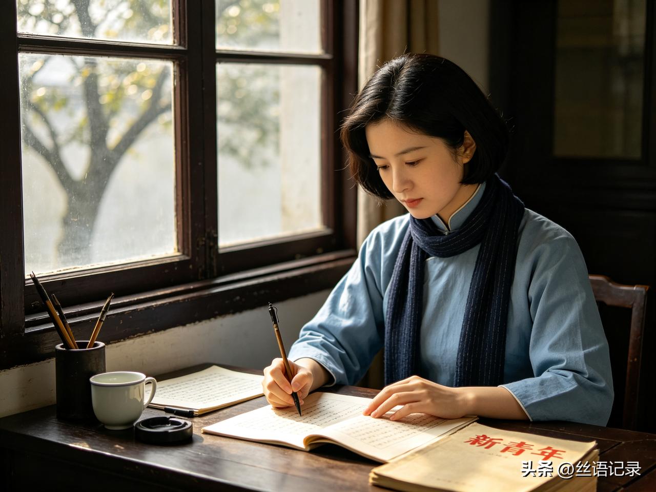 那年的一天
我无意抬头看了一眼
猛然吃了一惊
她到底是不是杀人犯
然后
我假装不