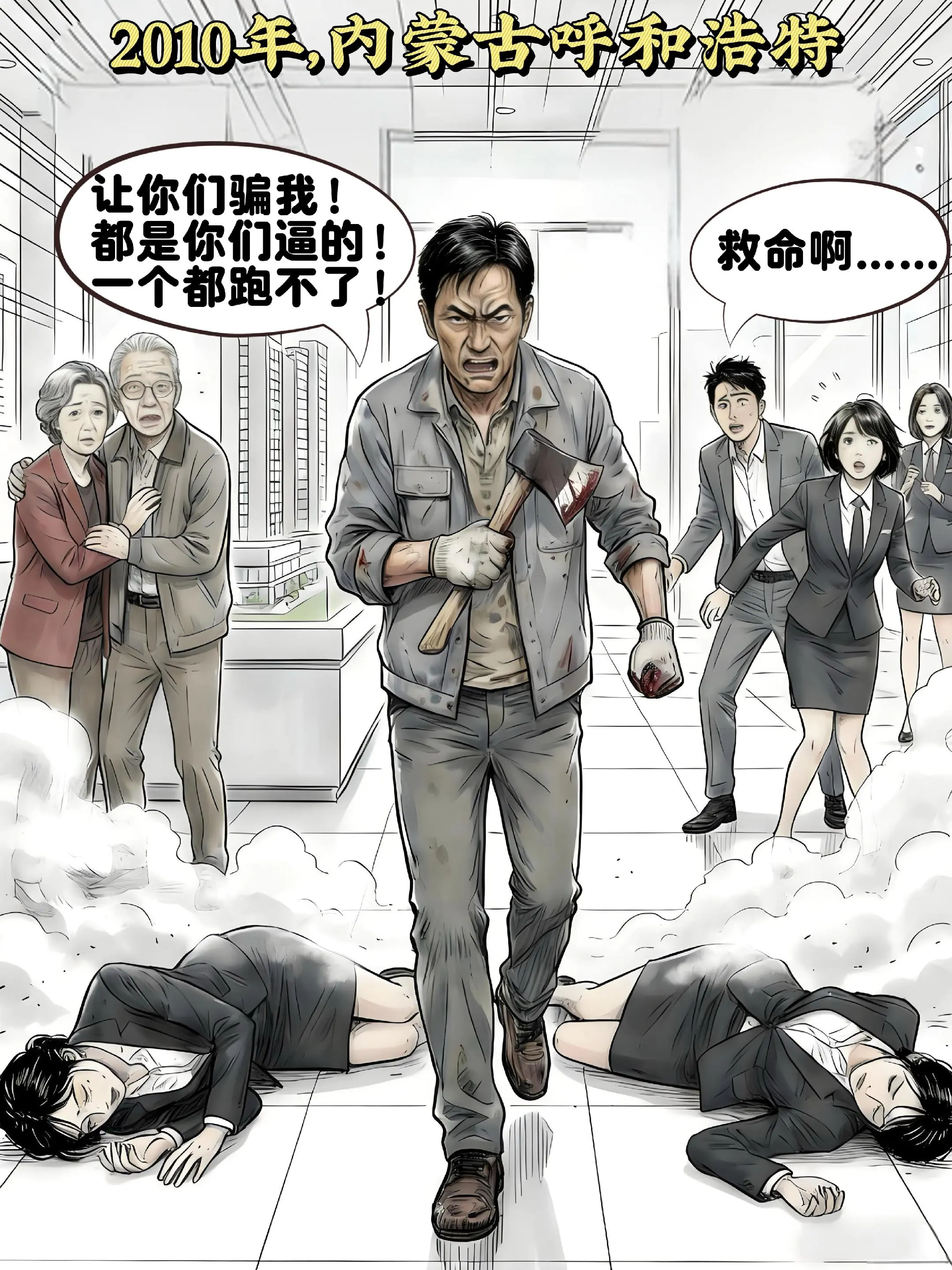 内蒙古血洗售楼部案。压死骆驼的最后一根稻草！