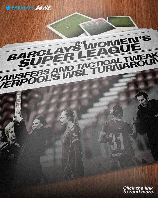 利物浦女足 本赛季前三个月一度濒临降级。12场联赛无一胜绩，随着时间推移，他们在