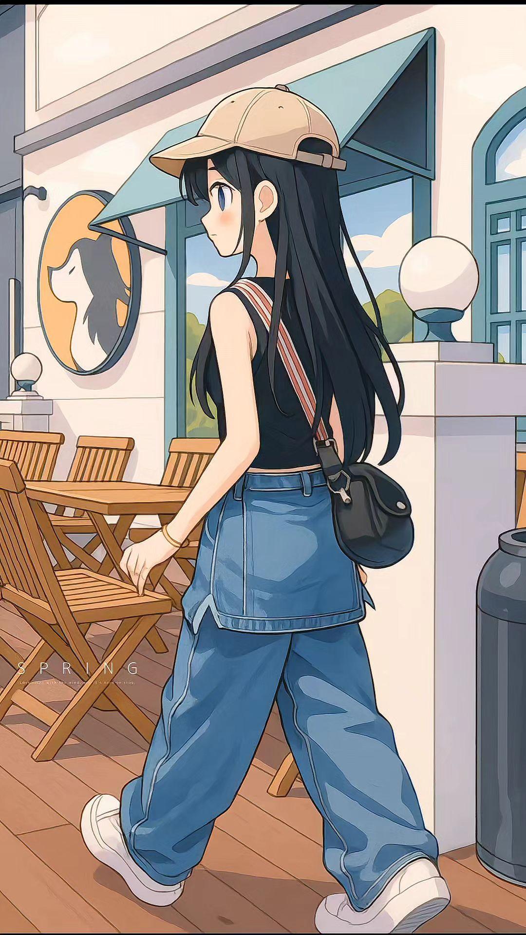 牛仔裤 穿搭技巧 显高显瘦显腿长 ootd穿搭 早秋松弛感穿搭