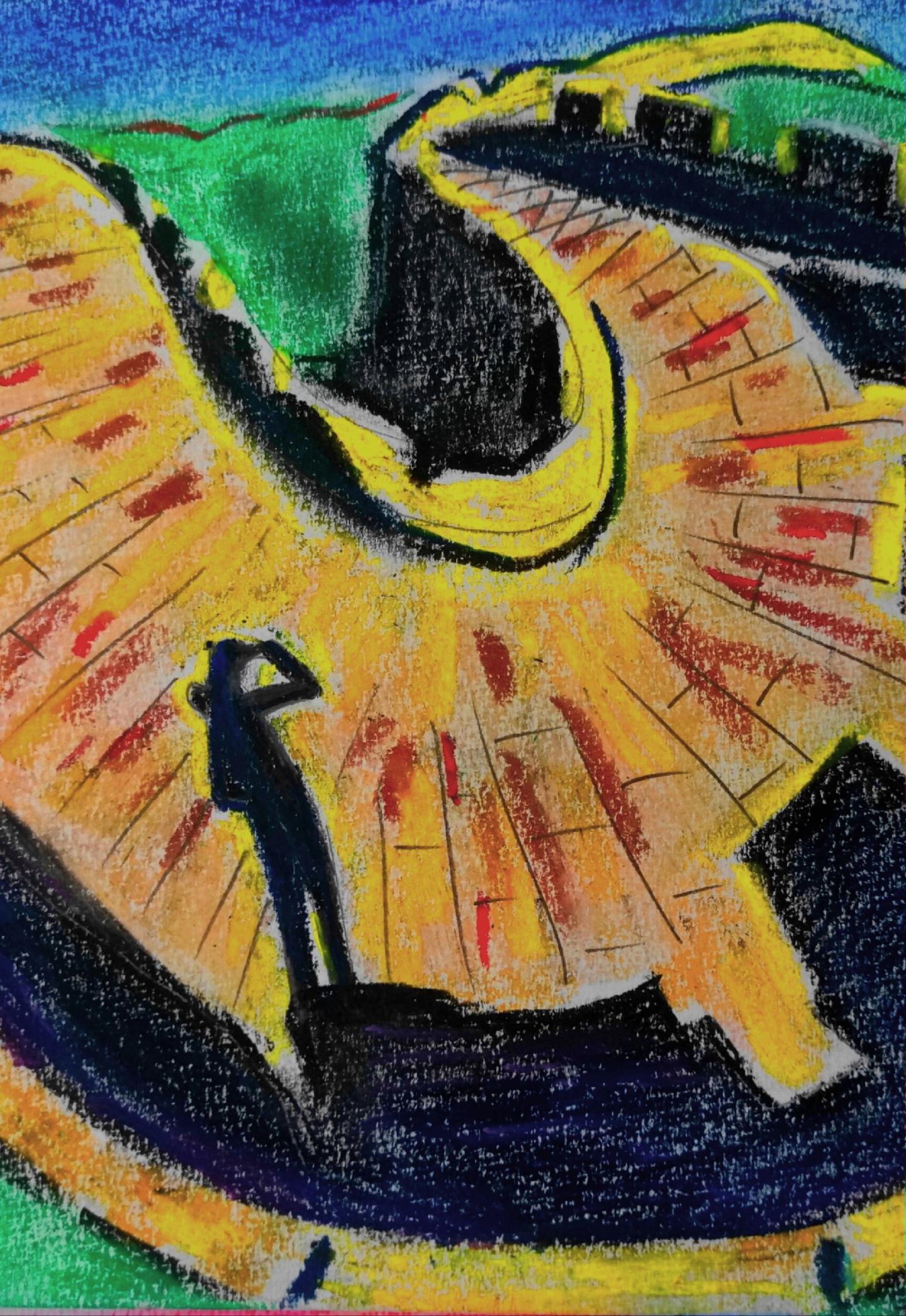 长城U型大回环。陈家堡罗锅长城，位于陈家堡上堡6号敌台（怀来16号敌台...