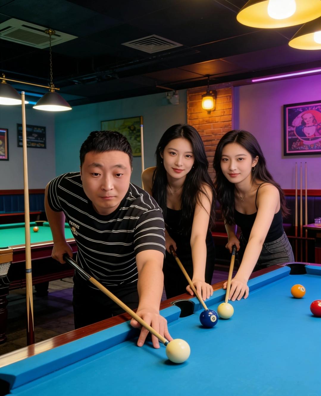 你们都是这样打台球的吗？