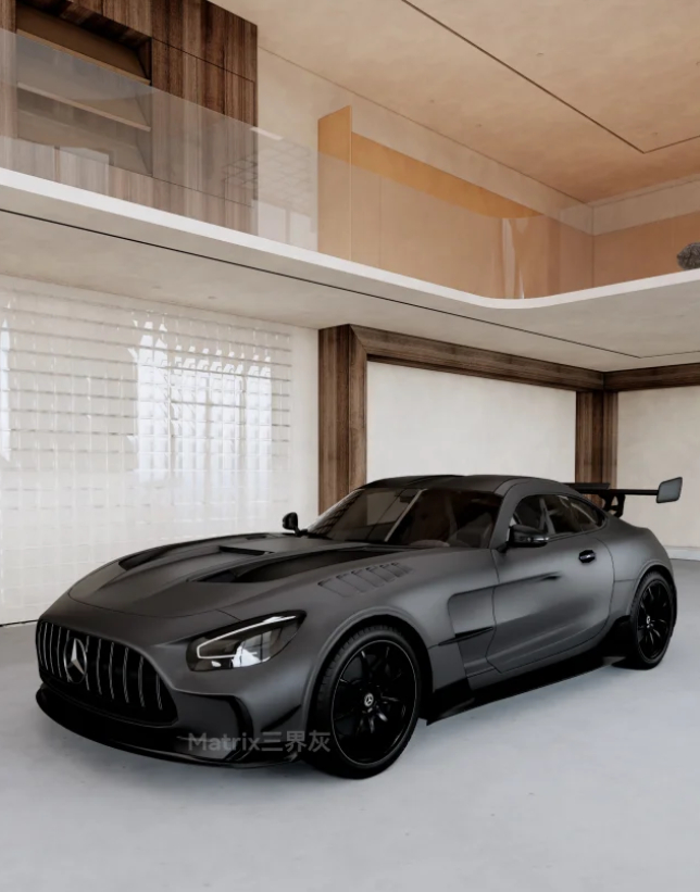 不愧是AMG配上三界灰线条分明出乎意料的的质感！回头率爆表！超跑大赏