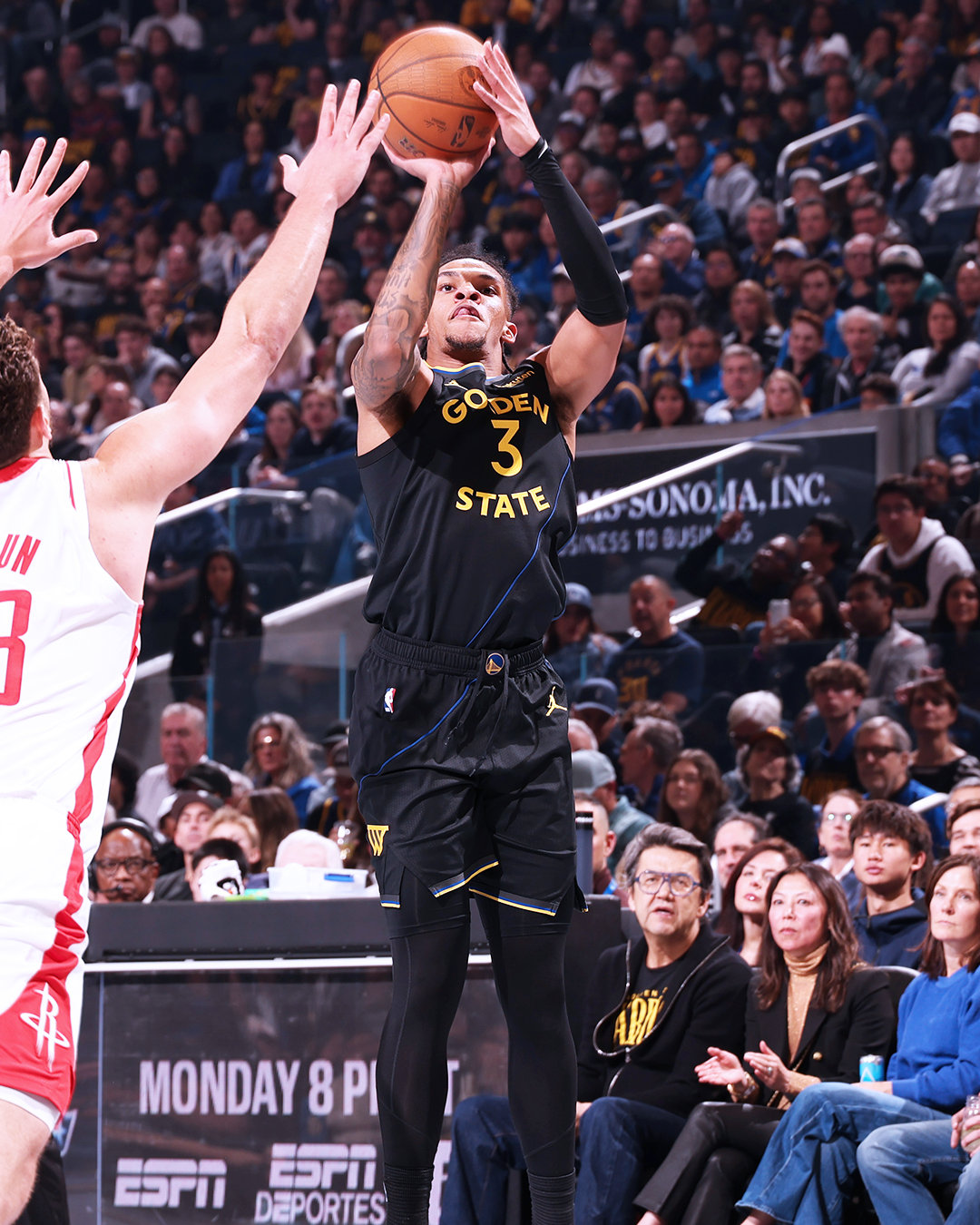 理查德18分，6篮板，2抢断。火箭vs勇士