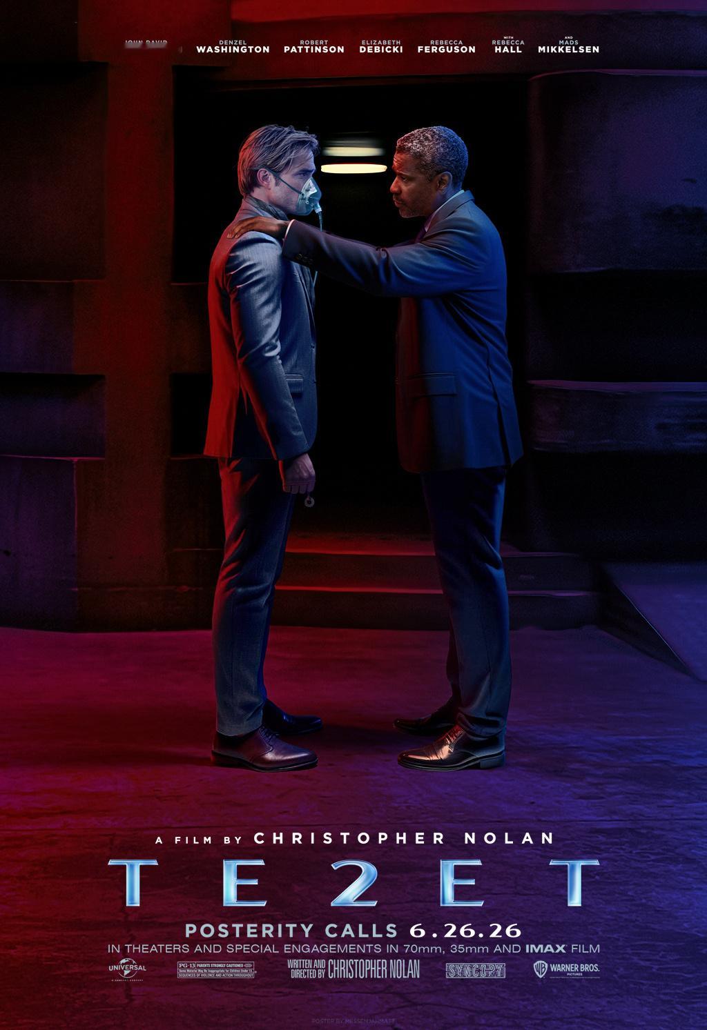 在某个平行时空，诺兰的新片《信条2》定档2026年6月26日上映。 ​​​