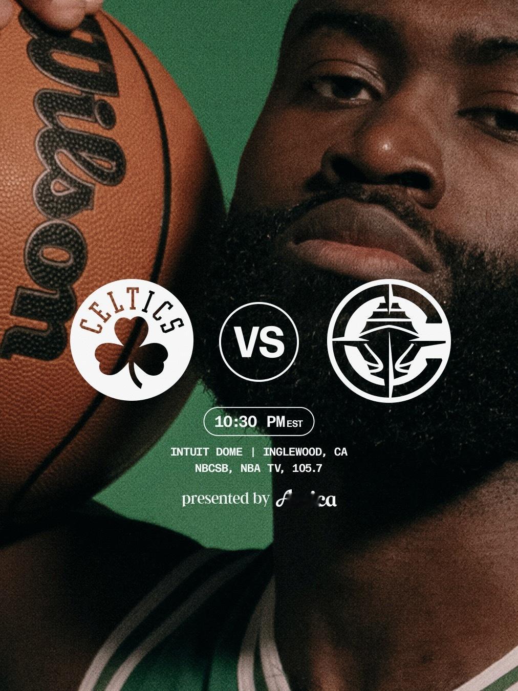 凯尔特人国度 GAME DAY ! LET‘S GO CELTICS ☘️ 🏀