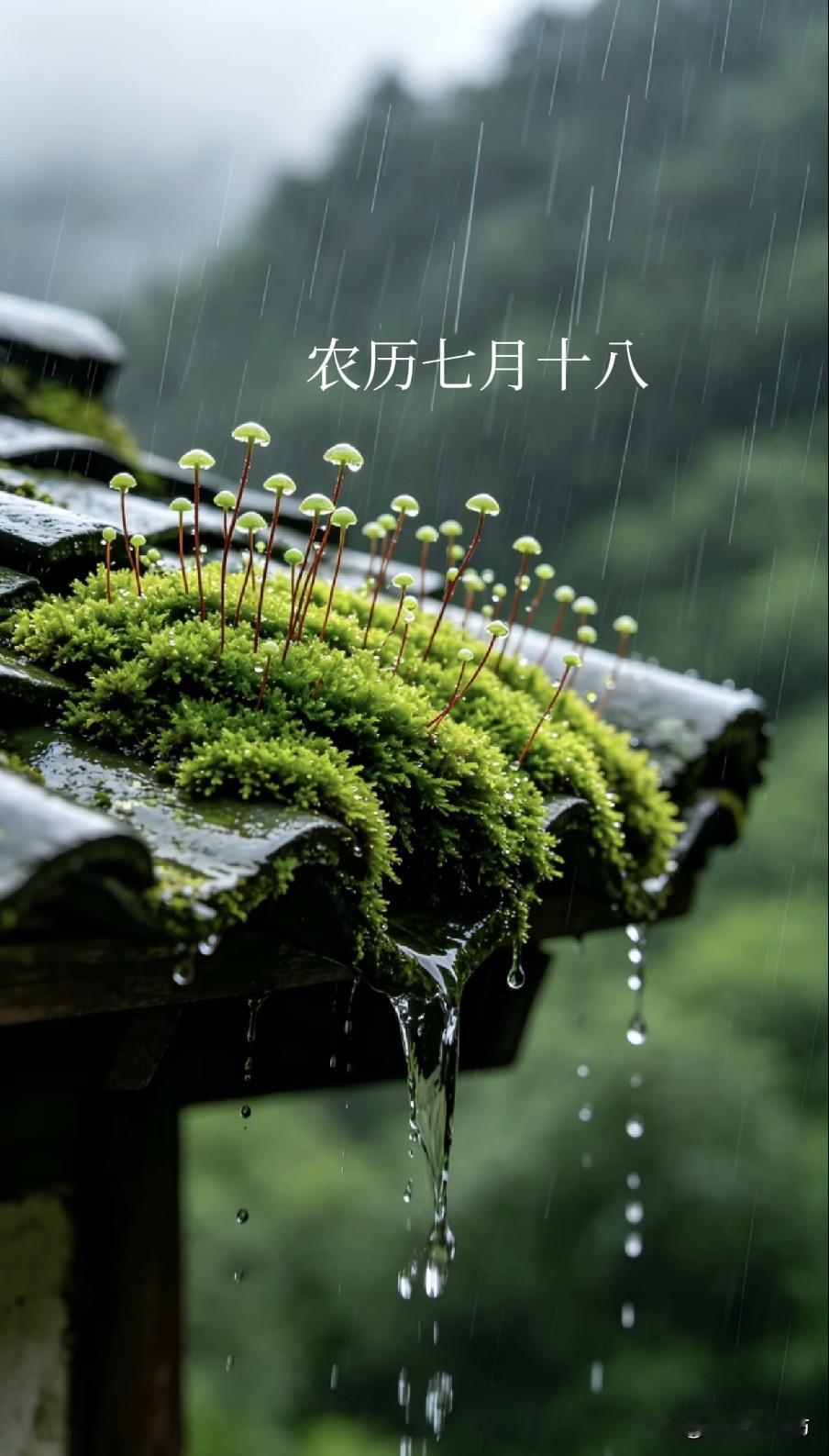 今日七月十八，老人说最怕“七月十八雨”，七月十八下雨啥预兆？
 
农历七月十八正