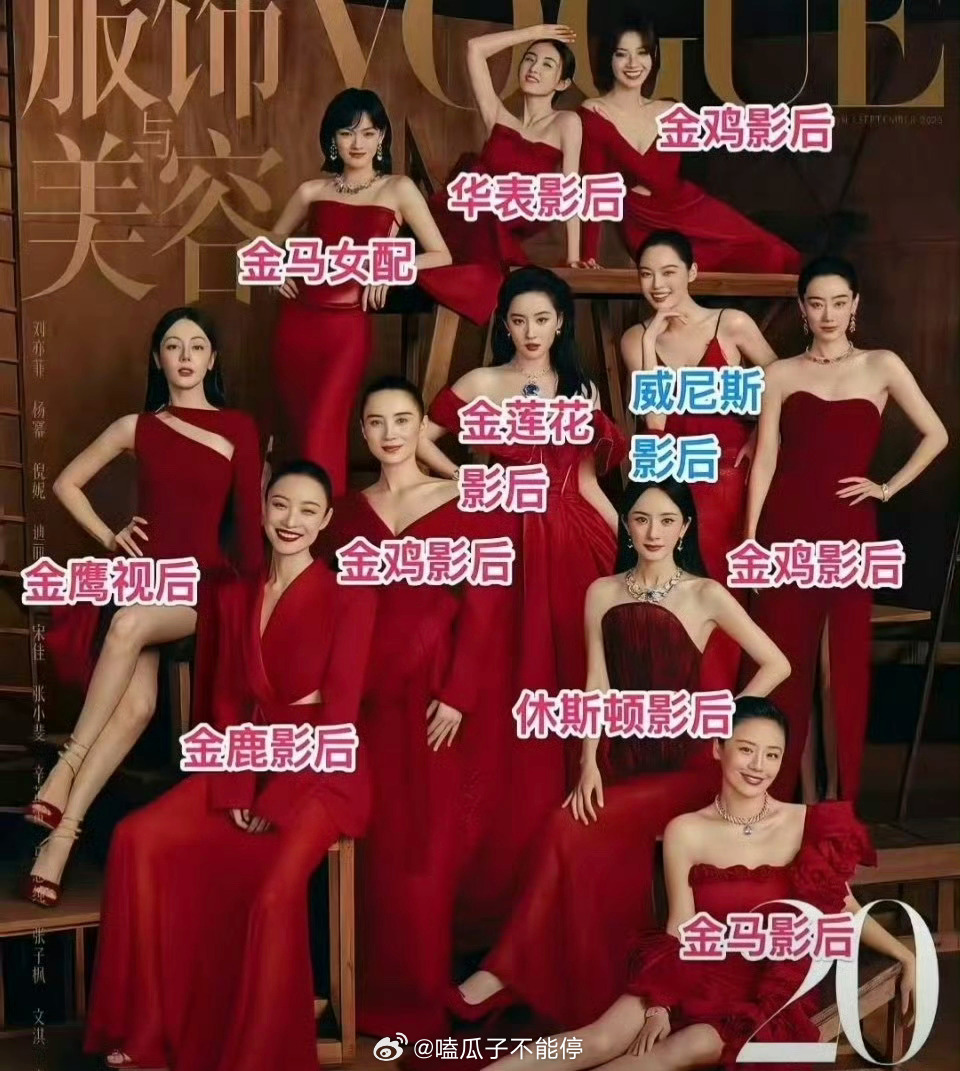 vogue金九女演员奖项更新图 ​​​