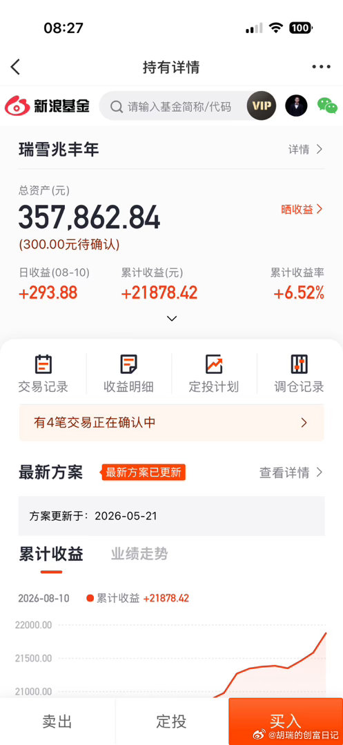 各位小伙伴早安，继续存钱打卡，第775天。每天起床第一件事就是存钱存钱打卡基金买