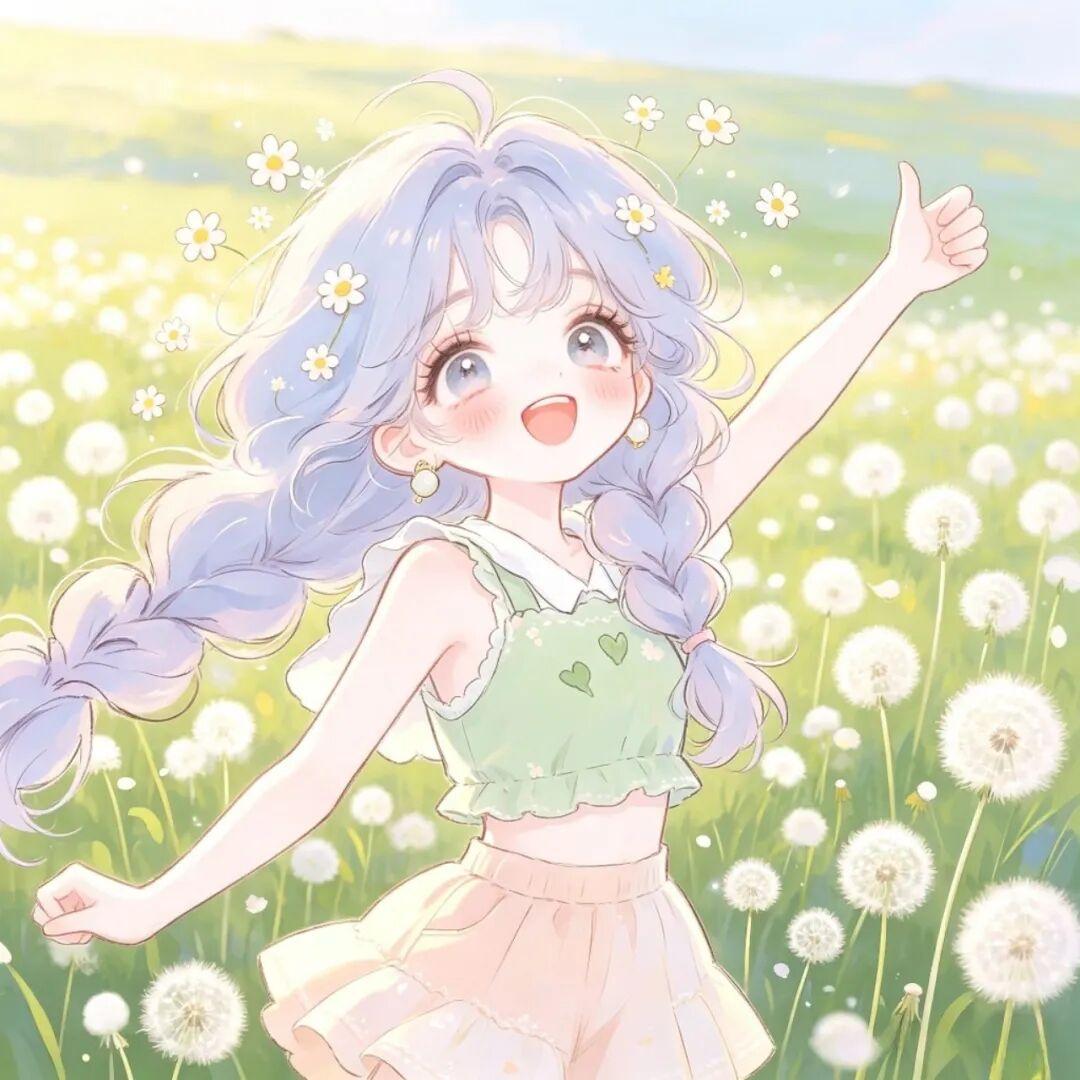 女生头像｜风拂蒲公英，人间皆温柔