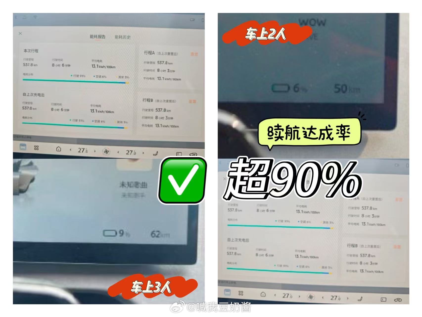 车企测续航有多费高管 以前大家一提到电动车续航，那真是各种担忧，还得货比三家。现