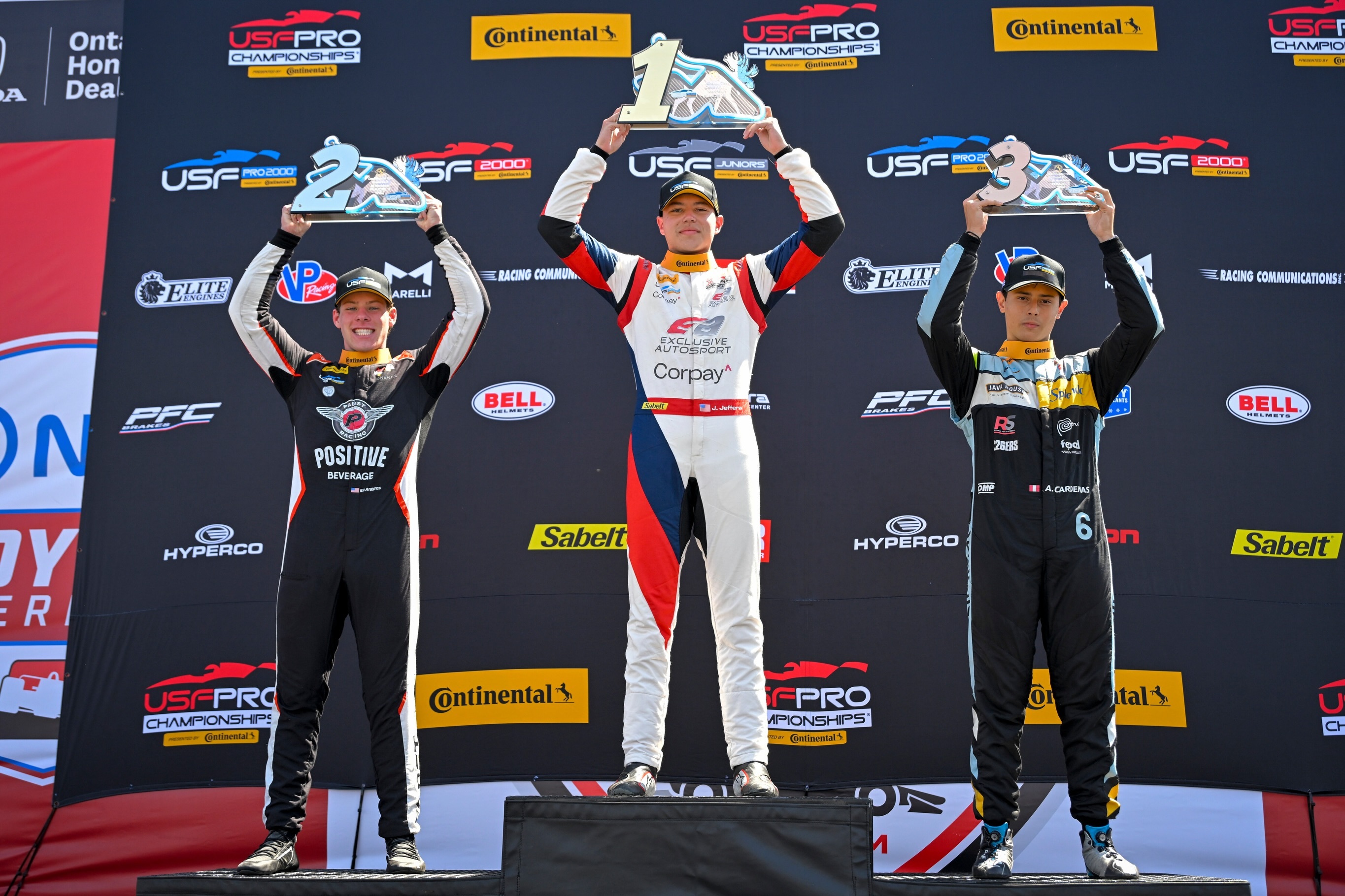 USF Pro2000万锦：杰弗斯在R1以胜利来到积分榜领跑位置，阿吉罗斯和卡德