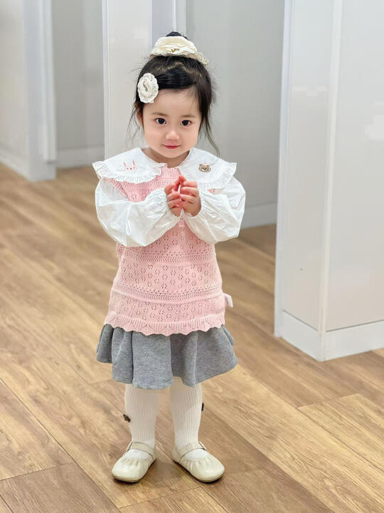 女儿长得一般，但是打扮一下还挺可爱🥰