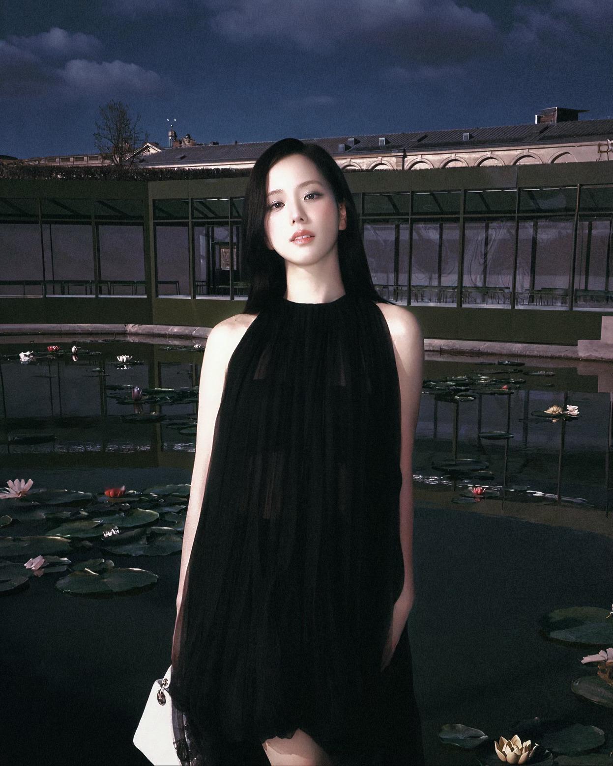 jisoo这张照片在x上又火起来了 纯天然美女金智秀 靠美貌吃饭是最轻松的 