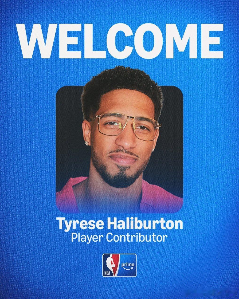 养伤期间找份副业😏哈利伯顿将加入《NBA on Prime》平台，他会以球员嘉