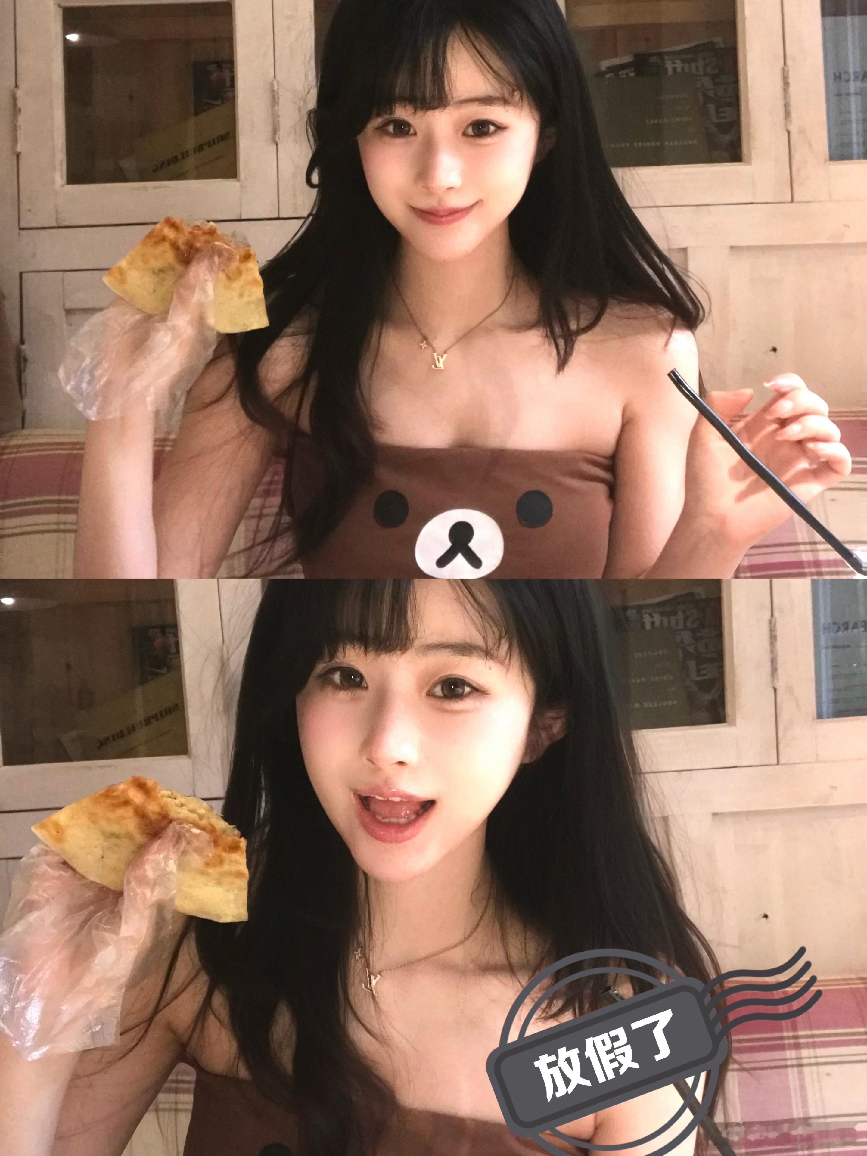 终于放假了 许愿像轻松熊一样轻松՞-ㅅ-՞ ​​​