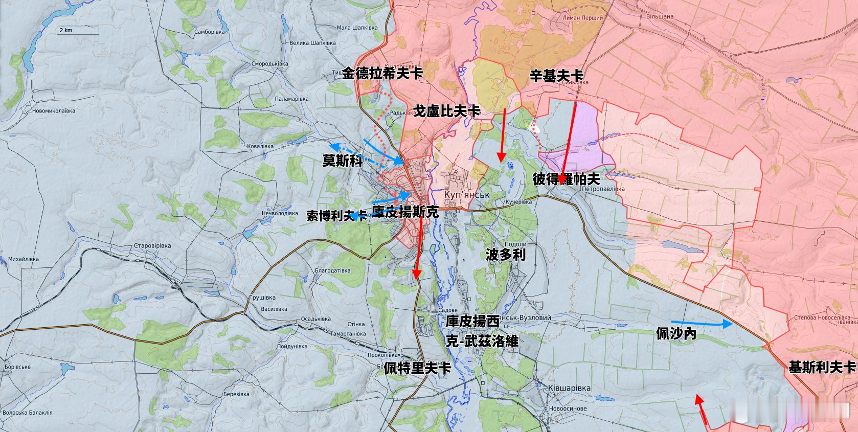 謝韋爾斯克掉了，這裡則是反攻了個寂寞。 利曼危矣。 