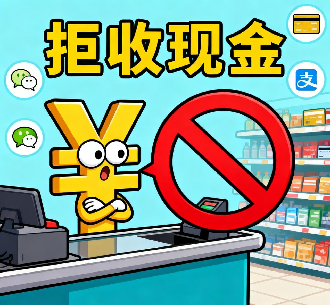 拒收现金行不通了！三部门新规为你撑腰
 
手机没电想付现金被拒？以后这种糟心事有