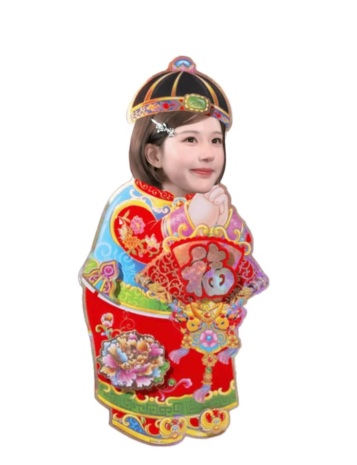 这对小福露㊗️赵露福寿又安康赵露思 ​​​