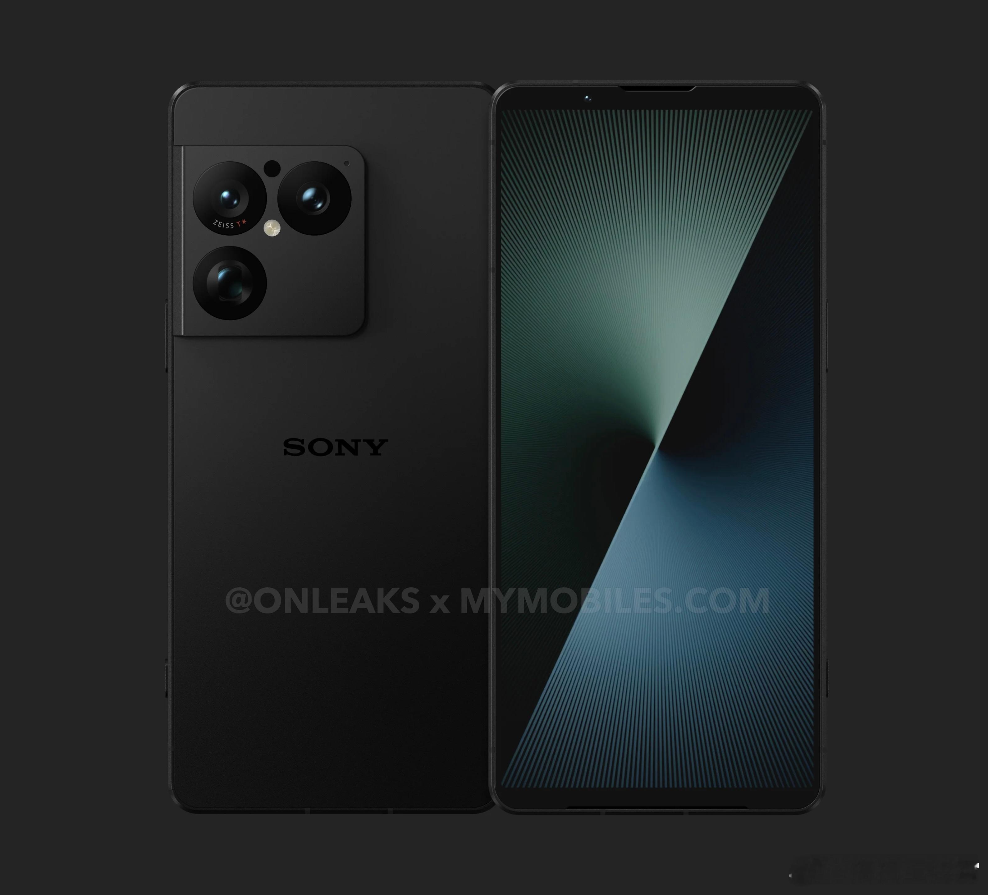 【索尼Xperia 1 VIII高清外观渲染图曝光】没想到竟然还真长这样，正面6