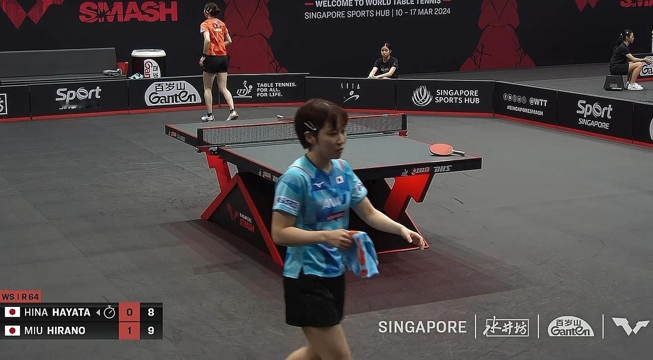 平野美宇3-0早田希娜晋级32强！
#WTT大满贯赛新加坡站2024# 女单首轮
