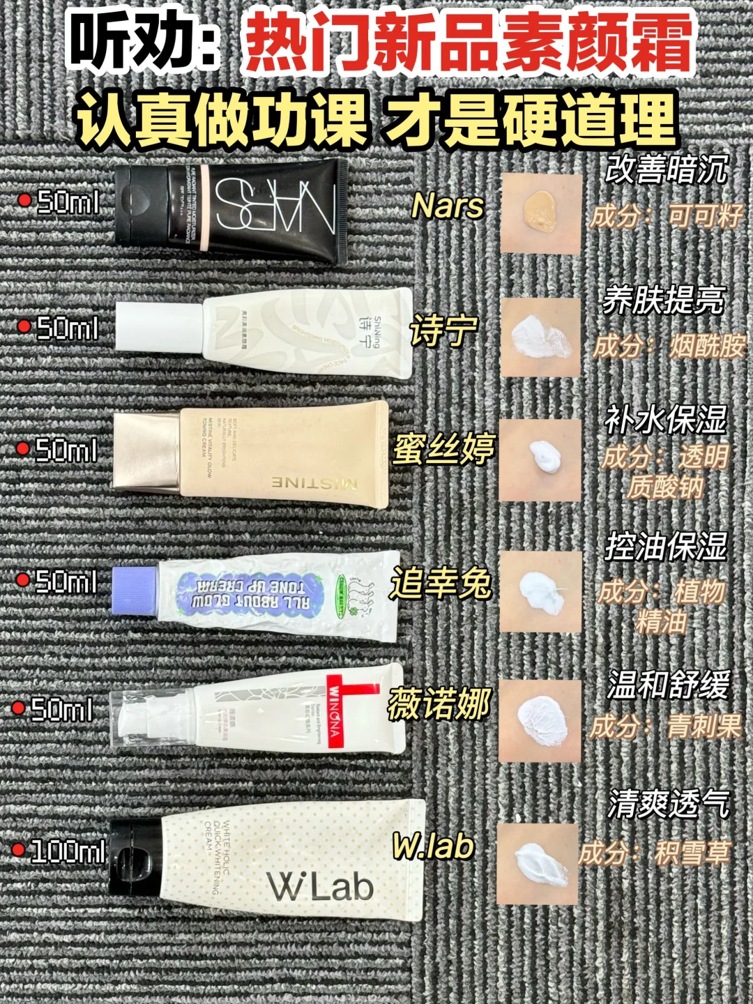 新品热门素颜霜！选错=白费冤枉钱
