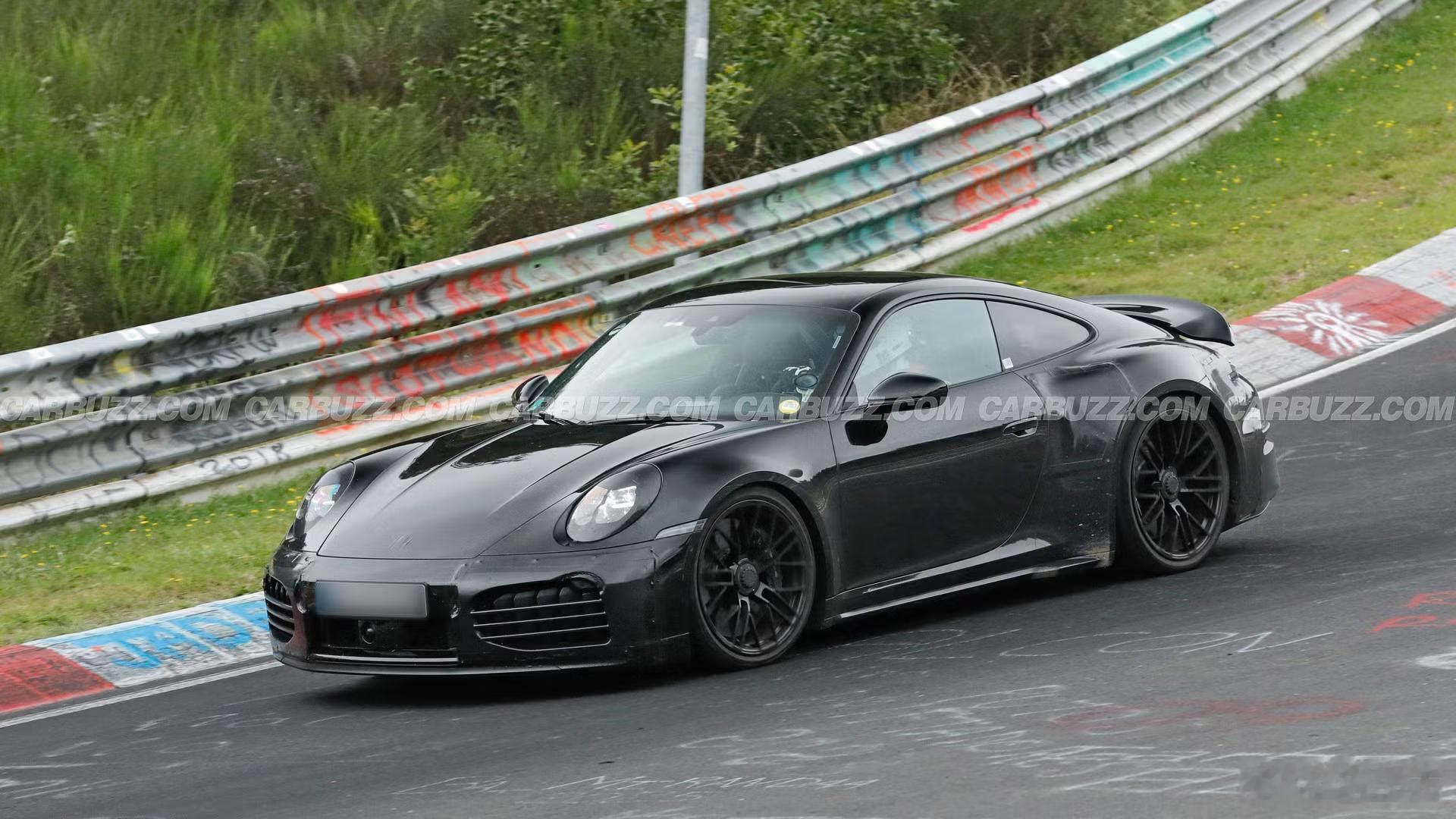 名车志谍照 旅行范儿性能怪，911 Turbo Touring 纽北测试曝光。·