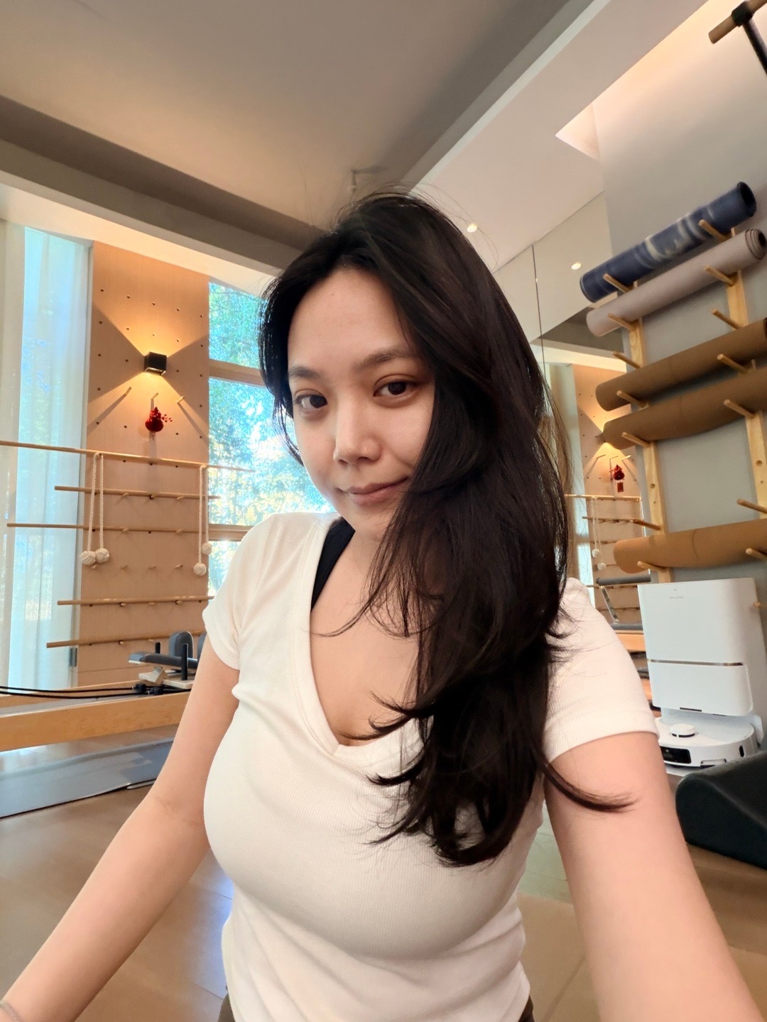 放假的每一天都是被普拉提强制开机的ฅ՞•ﻌ•՞ฅ今天是第四天 ✌️ 