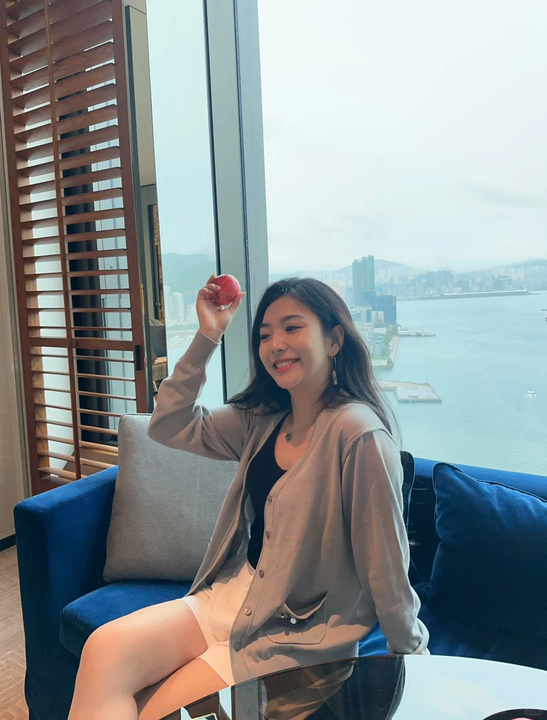香港瑰丽的海景窗☁️阴天也快乐