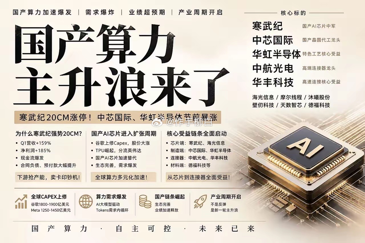 国产算力加速爆发 