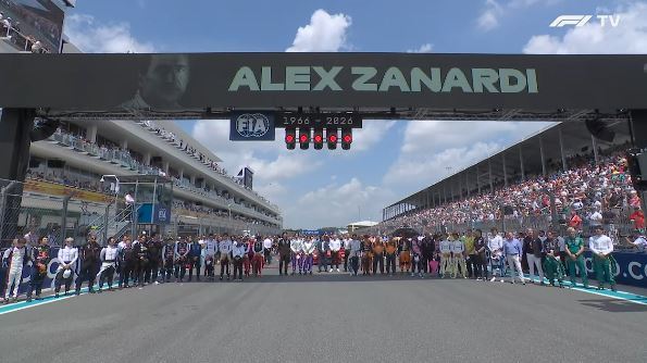 迈阿密现场进行默哀仪式，前F1车手、两届CART总冠军、残奥金牌得主Alex Z