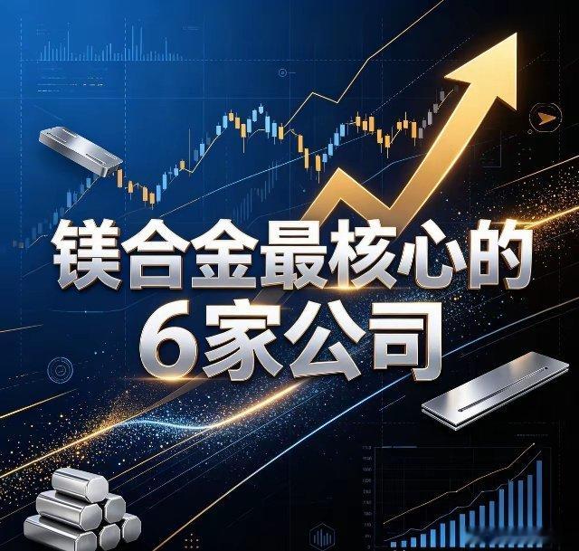 镁合金最核心的6家公司1. 宝武镁业（002182）  业务定位：中国宝武旗下镁