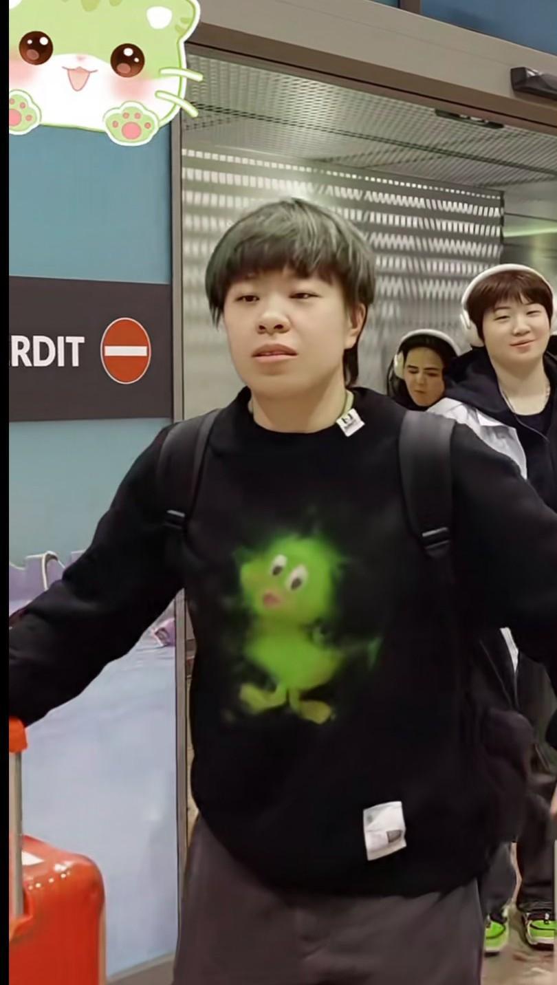 国乒平安抵达蒙彼利埃，期待WTT蒙彼利埃冠军赛
主力都没有参加，看大迪好像心情沉