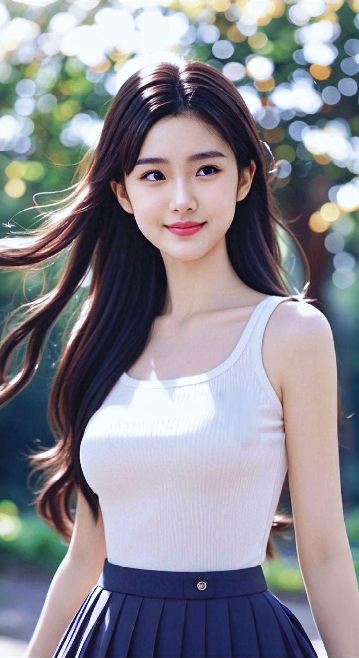 AI扩图 AI少女姿影