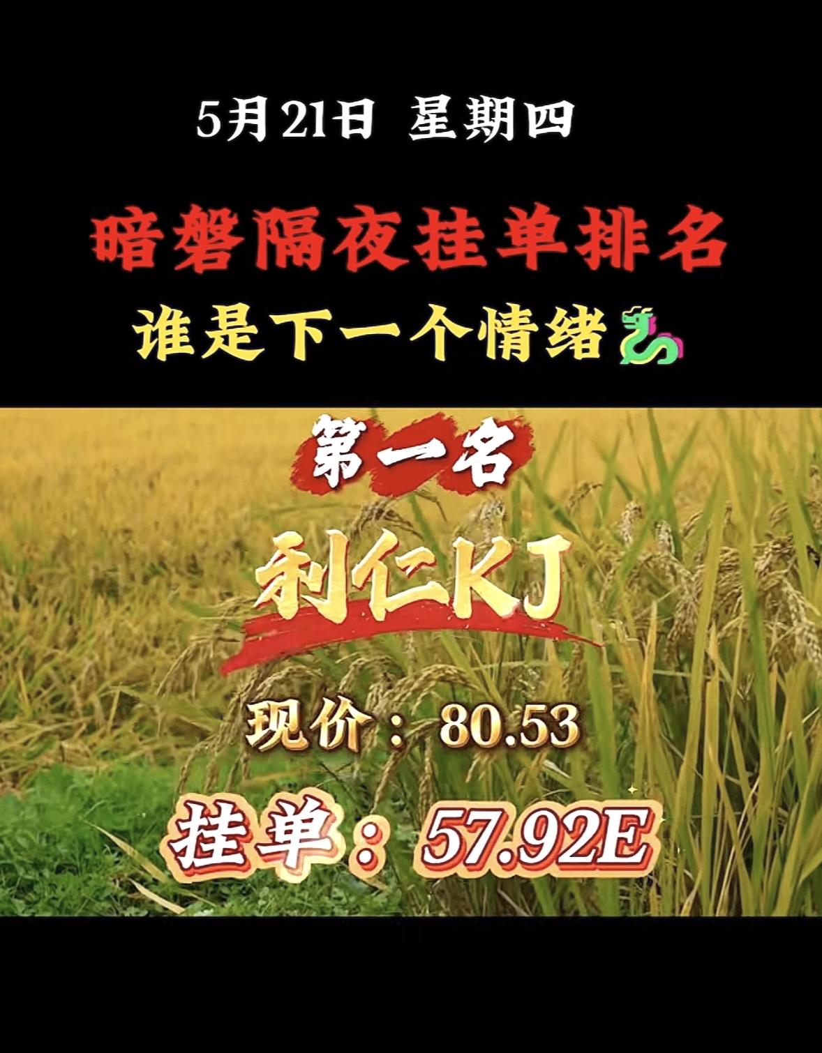 5月21日周四暗盘隔夜挂单排行榜揭晓

做短线的都知道，盘中的拉升、冲高很多时候