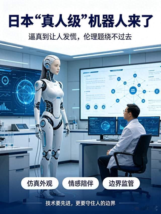 日本“真人级”机器人来了，逼真到让人发慌，这道伦理题绕不过去