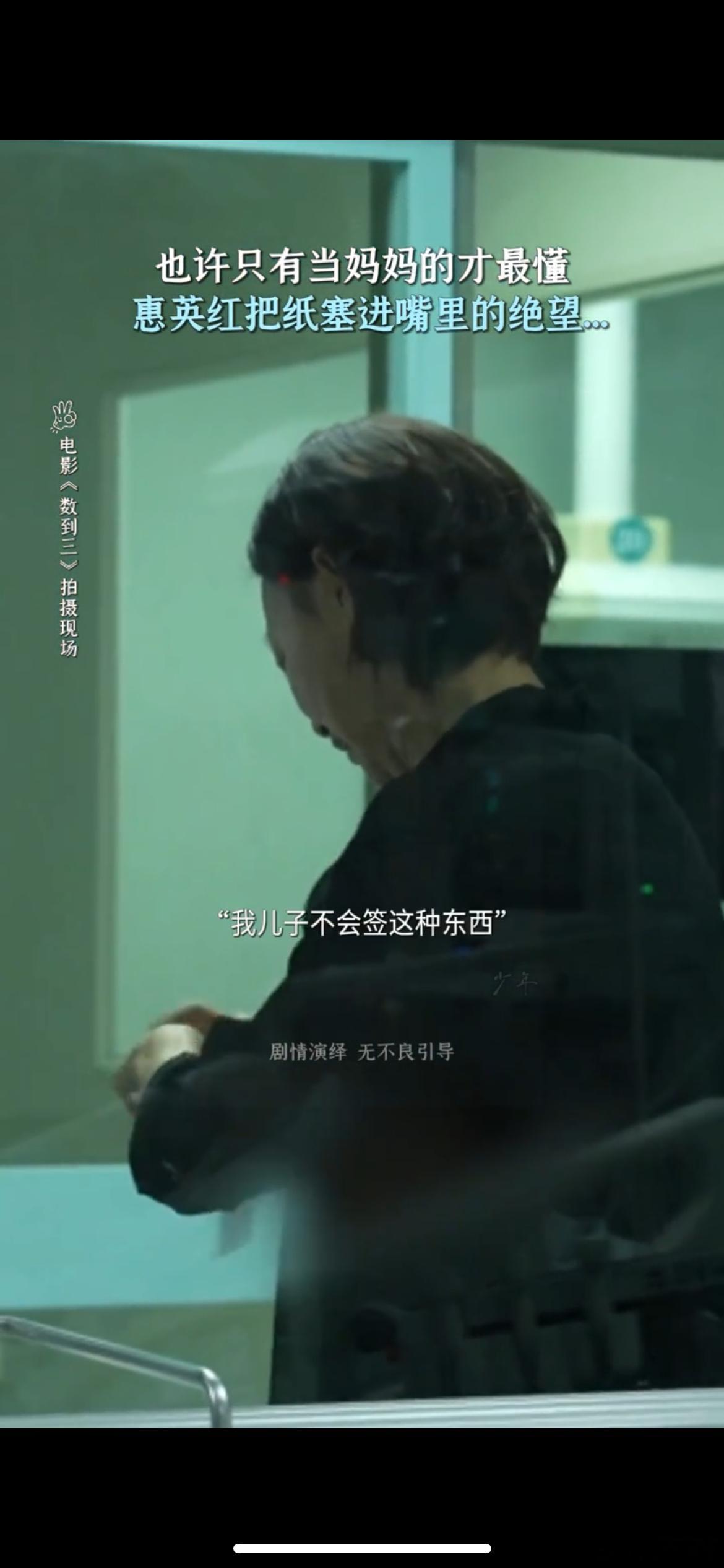 惠英红吃纸这段看得人头皮发麻把纸塞进嘴里像是要把孩子最后的痕迹留住，"你就这么想